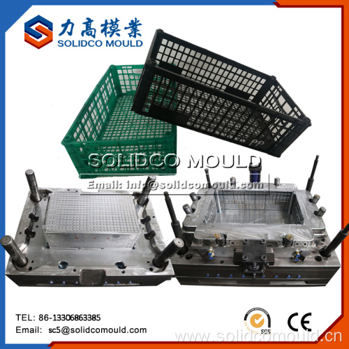 Custom Plastic Fruit-Crate Mould Plastic Container Box Mould